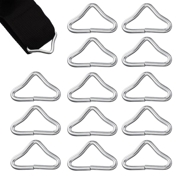 LITINKIMI 20pcs Stainless Steel Triangle for Trampoline Replacement Parts, Bag, Mat, and Craft Accessories