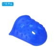 thumbnail image 3 of Uxcell Rubber Finger Tips Silicone Thumb Fingertip Protector Thimble for Guitar Playing Blue Medium Size 15 Pack, 3 of 6