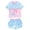 Light Blue-r, variant on LRen Girls Swimsuits Size 10-12 Two Piece Ruffles Beach Rash Guard Swimwear for Kids Girls Funny Summer Rash Guard Sling Bikini Girl Beach Swimwear Bathing Suit Set for Little Girls