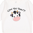 thumbnail image 3 of Inktastic Cow You Doin'? Cute Cow Toddler Sweatshirt, 3 of 4