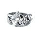 thumbnail image 1 of Cute Adjustable Open Cat Kitten Totem Ring Wedding Jewelry Accessory, 1 of 5
