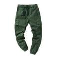 thumbnail image 2 of EIMELI Men‘s Cargo Pants Casual Joggers Sports Drawstring Trousers Sweatpants, 2 of 5