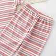 thumbnail image 3 of mgoYE Girls Pajamas 12-18 Months Short Sleeve and Pants 2Pcs Pajama Set for Kids Summer Cozy Sleepwear Pink, 3 of 4