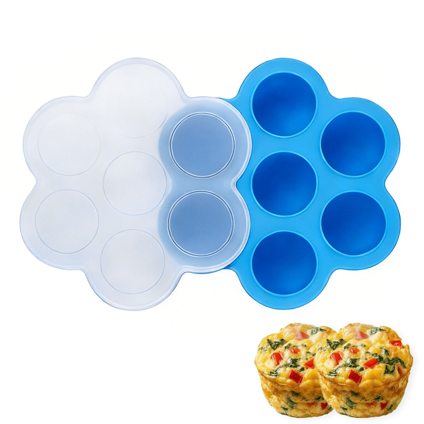 SUSWIM Baby Food Freezer Tray with Lids, Silicone Baby Food Storage Container for Homemade Baby Food, Purees, Breastmilk