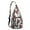 Black-54, variant on Sports Sling Backpack - Baseball, Football, Soccer, Basketball Print – Lightweight Crossbody Bag for Hiking, Gym, Travel – Athletic Gift for Sports Lovers