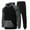 Black, variant on fartey Sweatsuits for Men 2 Piece Hoodies Raglan Hooded Pullover and Elastic Waisted Pants Tracksuit Sets Casual Athletic Joggers Long Sleeve Track Suit Set With Pockets