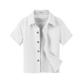 thumbnail image 5 of Arshiner Boys Light Blue Shirt Casual Button Down Shirt Summer Beach Tops 9-10 Years, 5 of 9