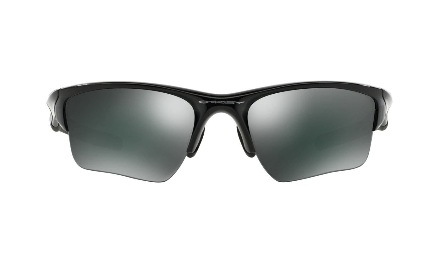 Oakley Men's Polarized Half Jacket 2.0 XL OO9154-05 Black Wrap Sunglasses