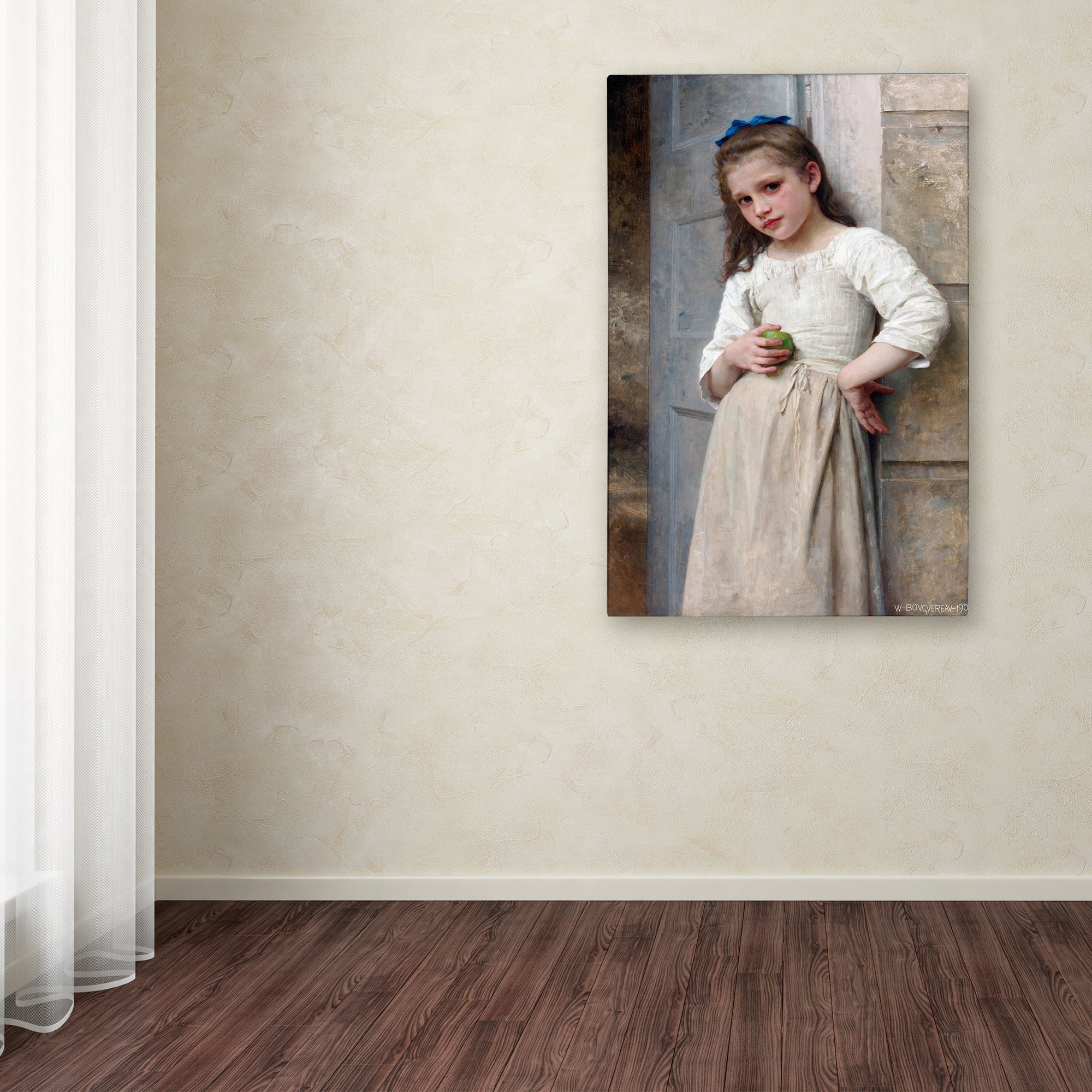 Botticelli 'Yvonne Sur Le Pas De La Porte' Canvas Art