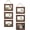 Brown, variant on 4x6 Collage Picture Frames Set of 2, Rustic Wooden Real Glass Vertical Hanging 3 Opening 4 by 6 Photo Frame, Black