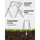 thumbnail image 4 of Grapas para Jardinería GROWNEER de Acero Galvanizado 11 Gauge de 12" Paquete de 100, 4 of 9
