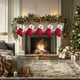 thumbnail image 5 of Seyotauo Christmas Stockings with Initials, Embroidered Xmas Stockings, 7" Large Knitted Xmas Stocking, Christmas Party Fireplace Family Hanging Stocking Decorations, 5 of 7