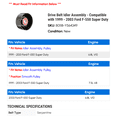 thumbnail image 2 of Drive Belt Idler Assembly - Compatible with 1999 - 2003 Ford F-550 Super Duty 2000 2001 2002, 2 of 2