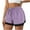 Purple, variant on ZyeKqe Womens 2 in 1 Athletic Shorts High-Waisted Gym Yoga Workout Running Shorts with Pockets