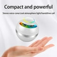 thumbnail image 4 of Ball Bluetooth Speaker, Mini Portable Speaker with Hands-Free Call Function, Colorful Breathing Lamp, FM Radio, and Outdoor Audio System, 4 of 7