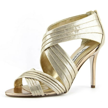 UPC 716142600137 product image for Nina Melizza Women US 5.5 Gold Sandals | upcitemdb.com