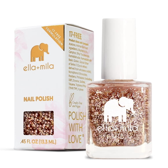 Esmalte de Uñas ella+mila Drippin' Gold 13ml Secado Rápido