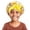 Yellow, variant on OOOUM Silky Kids Satin Bonnet For Girls Floral Print Bow Knot Sleep Cap Nighttime Hair Care Hair Wrap Yellow