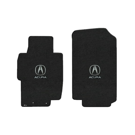 Lloyd Mats LogoMat Custom-Fit 2PC Carpet Floor Mats for 2004-2008 Acura TSX, Charcoal