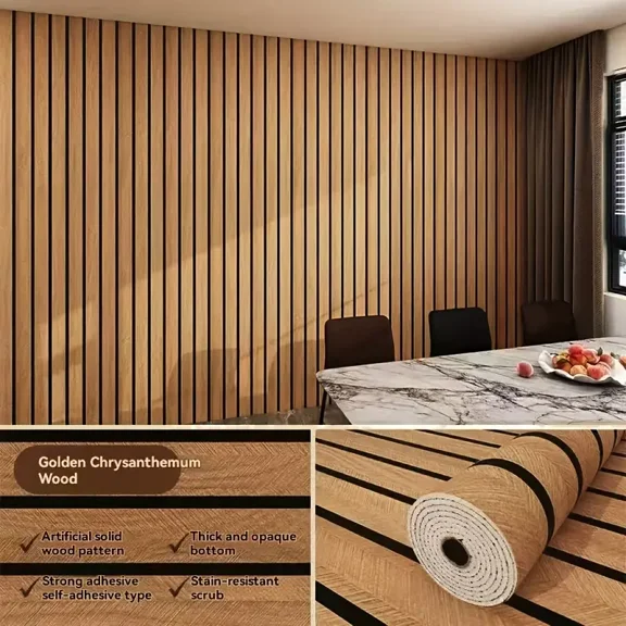 Faux Grid Self-Adhesive Wall Stickers Thick Texture for Bedroom Walls Ceilings Ideal for Thanksgiving and Christmas Holiday Gift
