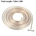 thumbnail image 4 of Unique Bargains 25ft of 3/16" OD Brake Line Tubing Kit Flexible Copper-Nickel Brake Line Tube Roll Coil with 16 Fittings, 4 of 6