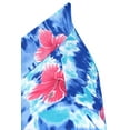 thumbnail image 5 of HAPPY BAY Men's Funky Beach Party Tropical Floral Shirts Short Sleeve Button Down Hawaiian Shirt for Men 5XL Tides, Flower Stripes, 5 of 6