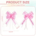 thumbnail image 2 of Large Gift Bow 28x8 Inch, 10 Pack Pull Bows for Gift Wrapping Present Wedding Valentine's Day Decoration, Light Pink, 2 of 7
