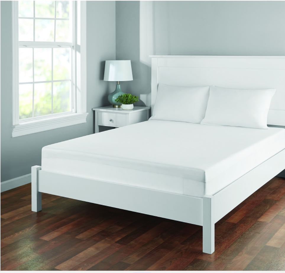 Mainstays Prochill Waterproof Mattress Protector With Cooling Technology Walmart Com Walmart Com
