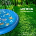 thumbnail image 3 of Splash Pad Ventosa 170 cm Alfombra de juego acuático Aspersor para fiestas Splash Pad Verano Spray Juguetes para niños y mascotas Jardín al aire libre Actividades familiares, 3 of 5