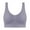 Gray, variant on XMMSWDLA Seamless Sports Bra Wirefree Yoga Bra with Removable Pads for Women Swim Bra Bras for Older Women