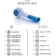 thumbnail image 3 of Dispositivo de ejercicio de respiración para entrenador de rehabilitación Lungsportable para ejercitador volumétrico respiratorio inspiratorio espiratorio- MFZFUKR BST3083929, 3 of 3