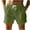 Army Green, variant on RYDCOT Mens Drawstring Shorts with Pockets,Men's Cotton Linen Shorts Casual Lightweight Elastic Waist Summer Lounge Beach Shorts Clearance Army Green
