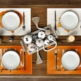 thumbnail image 3 of Smile Fall Pumpkin Maple Leaf Placemats 12 x 18 Set of 4 Thanksgiving Harvest Table Mat, 3 of 7