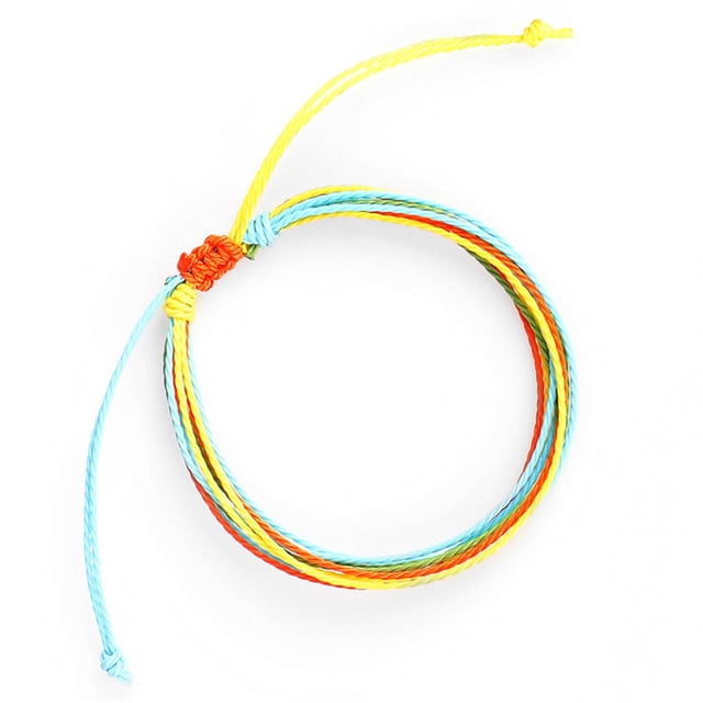 Minnieouse de hilo, joyería estética, cómodas pulseras bohemias, accesorio de moda Universal, regalo creativo para chicas adolescentes Ropa, zapatos y accesorios Miscelánea Amarillo+Azul Minnieouse AP009518-04
