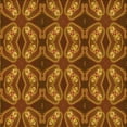 thumbnail image 1 of Ahgly Company Indoor Square Patterned Papaya Orange Area Rugs, 6' Square, 1 of 1