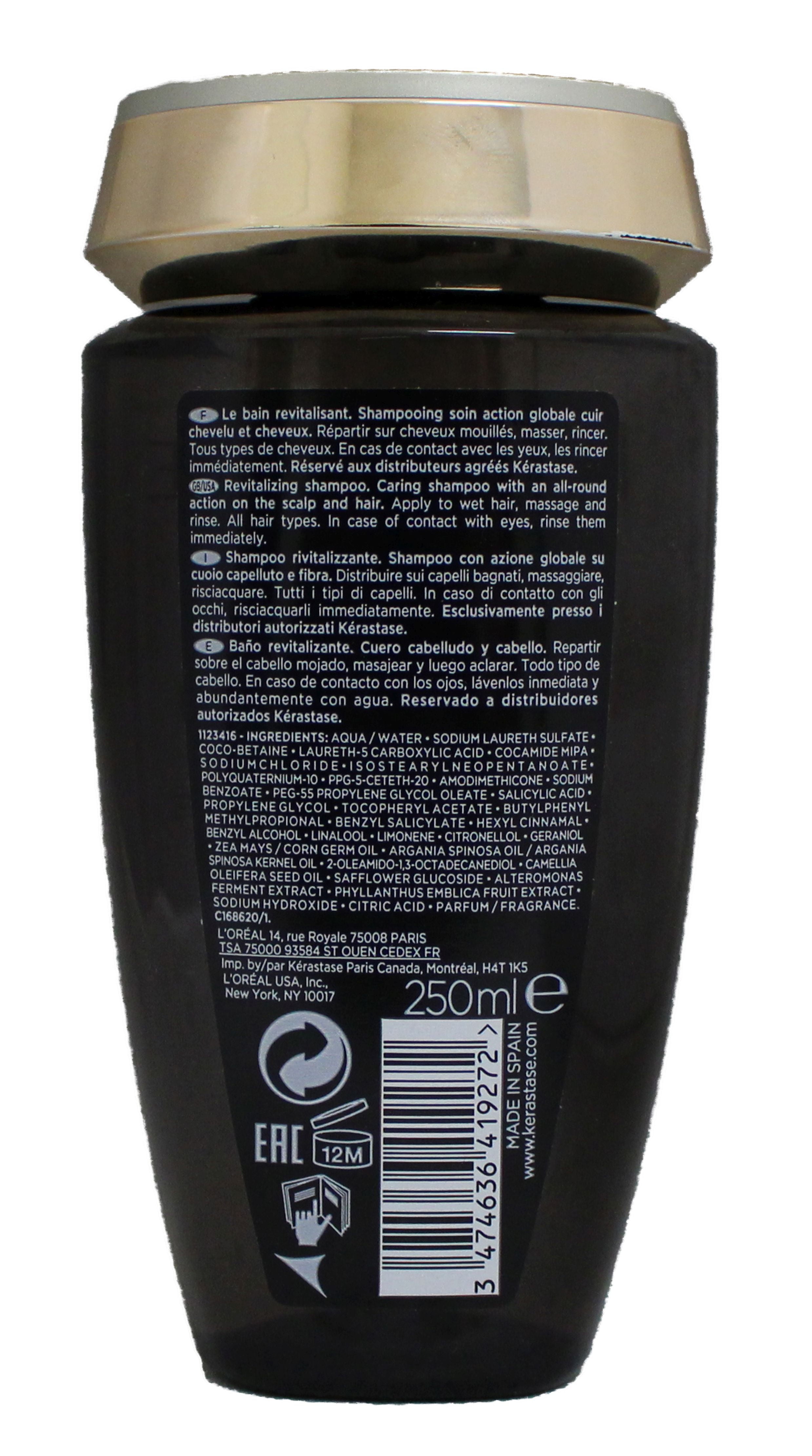 Formålet Overflødig Nægte Kerastase Chronologiste Revitalizing Shampoo 8.5 oz - Walmart.com