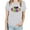 White, variant on ICHUANYI Mardi Gras Women's Tops Stylish Crewneck Print Short Sleeve T-shirt Casual Loose Shirts Cloth New Trending