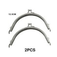 thumbnail image 4 of tssuouriy 2pcs/set Metal Frame Kiss Clasp Lock Easy To Sturdy And Durable Wonderful For DIY Crafts Widely Used silver 15CM 1Set, 4 of 6