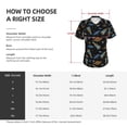 thumbnail image 4 of Vsdgher Space Rockets Women Shirts V Neck Short Sleeve Tops T-Shirt Basic Tees, S to 3XLMedium, 4 of 5