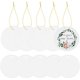 thumbnail image 2 of 2023 Decoración colgante de cerámica del árbol de la decoración de Navidad del mini recuerdo interior en blanco blanco, 2 of 4