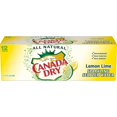 thumbnail image 2 of Canada Dry Lemon Lime Sparkling Seltzer Water, 12 fl oz cans, 12 pack, 2 of 5