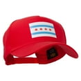 thumbnail image 5 of Chicago Flag 5 Panel Cotton Heat Transfer Unstructured Cap - Red OSFM, 5 of 5