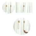 thumbnail image 2 of LEORX Coffee Magnetic Curtain Tiebacks Cotton Rope Decorative Window Drapes Holdbacks, 2 of 8