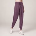 thumbnail image 3 of SWSMCLT Women's Lightweight Pants Yoga Pants Athletic Sweatpants Soft Drawstring Jogging Stretch Purple Medium, 3 of 4