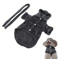 thumbnail image 4 of <p>Pet Absorbent Bathrobe, Multi Purpose Soft Button Design Dog Nightwear With Hood Waist Belt For Puppy For Cats</p>, 4 of 7