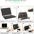 thumbnail image 3 of Mosiso Slim 14" Laptop Shell for Apple MacBook Pro, Black, 3 of 8