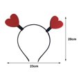 thumbnail image 4 of Diadema de corazón Tocado Regalo de San Valentín Lindos accesorios para el cabello Diadema para rojos, 4 of 8