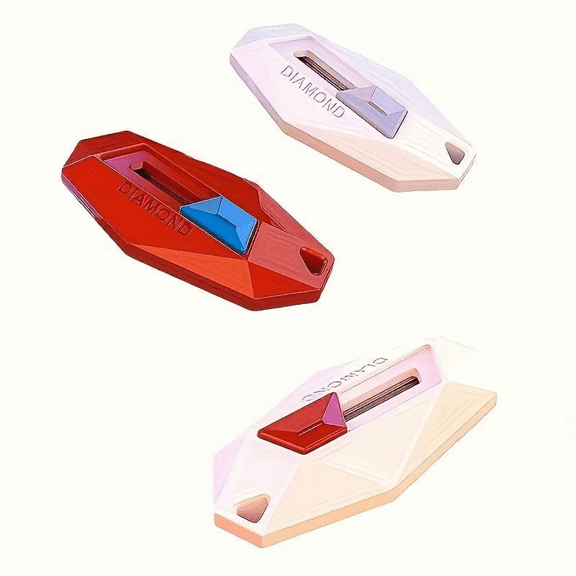 5-in-1 Retractable Safety Box Cutter Keychain – Compact & Portable Utility Knife with Magnetic Back, Easy Carry Design for Home, Office, and Warehouse – Fridge Magnetic Adsorption