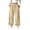 Khaki, variant on Miqool Girls Baggy Sweatpants Elastic Waist Drawstring Loose Fit Casual Fleece Jogger Sweat Pants with Pockets