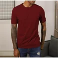thumbnail image 4 of Playera De Manga Corta Para Hombre Camisa Henley Con Botones, 4 of 6